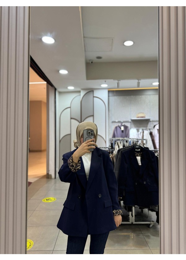 LEOPAR ASTARLI BLAZER CEKET