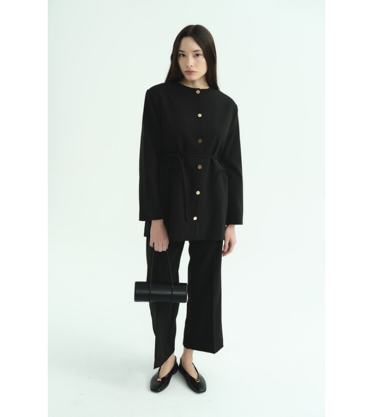 Gold Düğme Detaylı Takım